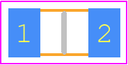 MFU1206FF04000P500 - Vishay PCB footprint - Fuses Chip - Fuses Chip - (3.20mm x 1.60mm x 0.55mm
