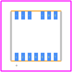 2EDB8259KXUMA1 - Infineon PCB footprint - Other - Other - 2EDB8259KXUMA1-3