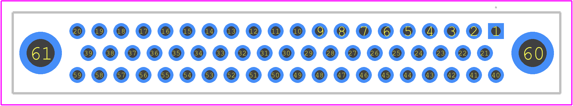 RM332-059-121-2900 - Molex PCB footprint - Other - Other - RM332-059-121-2900-2