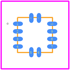 FXLS8971CFR1 - NXP PCB footprint - Other - Other - SOT2197-1(SC)_2025-1.1