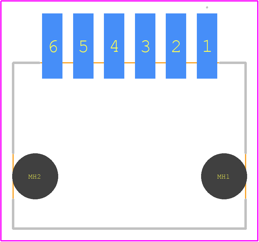 15-91-3064 - Molex PCB footprint - Other - Other - 15-91-3064-1