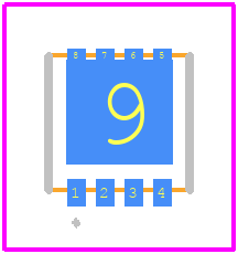 CMS25N03V8A-HF - Comchip Technology PCB footprint - Other - Other - CMS25N03V8A-HF