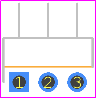 22-28-6032 - Molex PCB footprint - Header, Unshrouded - Right Angle PTH Pin - Header, Unshrouded - Right Angle PTH Pin - 22-28-6032
