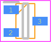 SS341RT - Honeywell PCB footprint - SOT23 (3-Pin) - SOT23 (3-Pin) - SOT-23-ren19