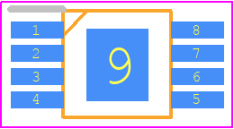 AL8841QMP-13 - Diodes Incorporated PCB footprint - Small Outline Packages - Small Outline Packages - MSOP-8EP_24