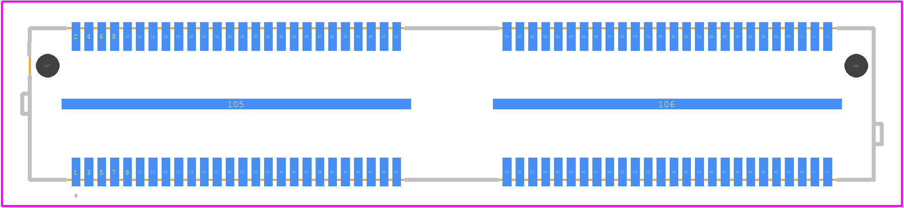 QMSS-032-06.75-L-D-DP-A - SAMTEC PCB footprint - Other - Other - QMSS-032-06.75-L-D-DP-A-1