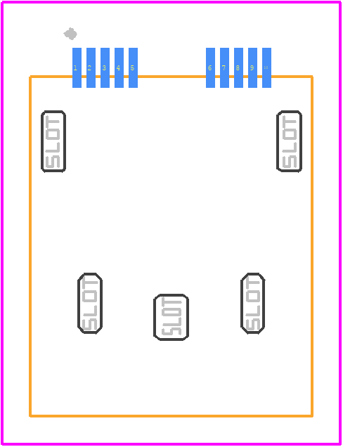 09452833500 - HARTING PCB footprint - Other - Other - 09452833500333