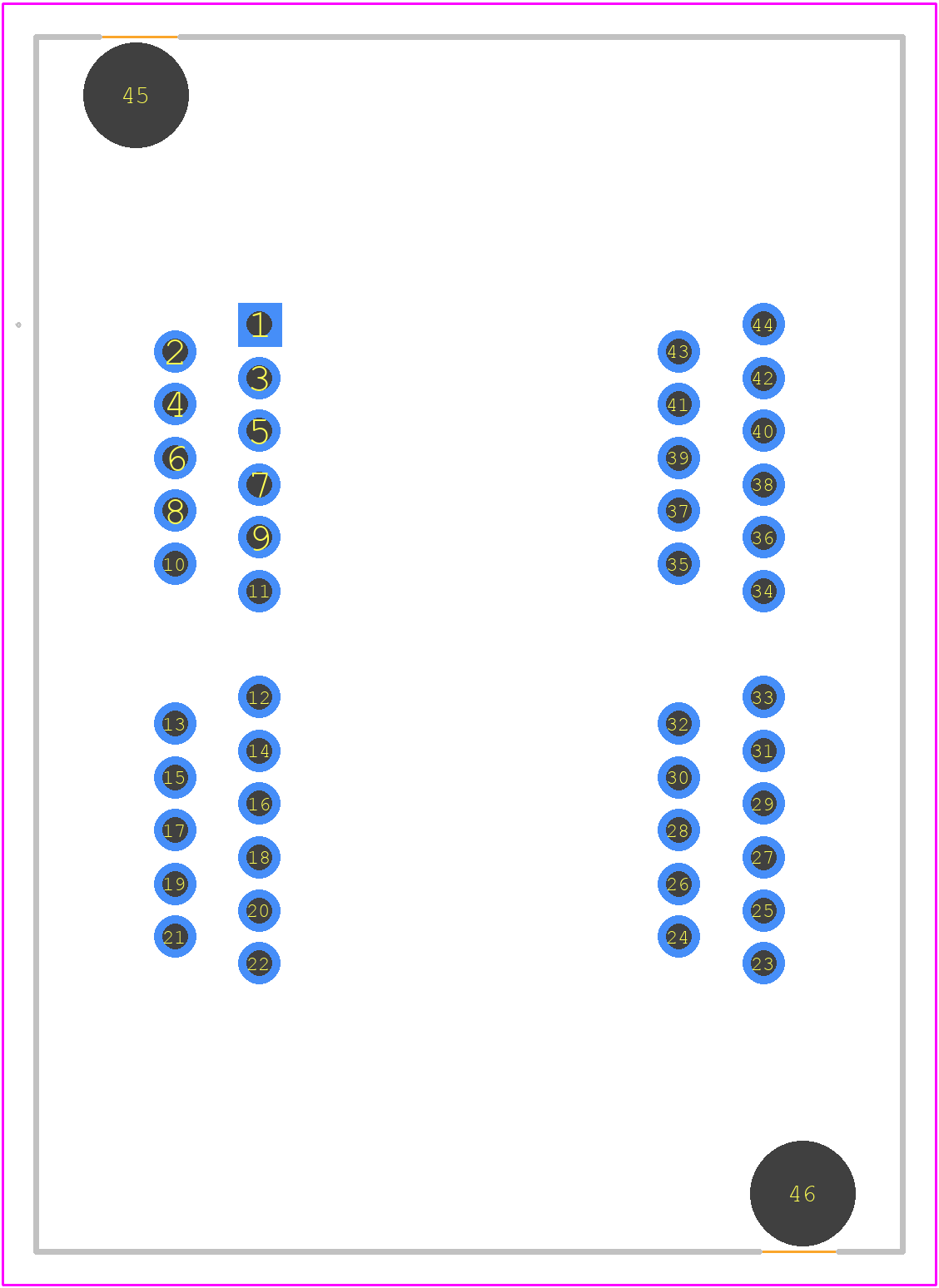 IC51-0442-1709 - Yamaichi PCB footprint - Other - Other - IC51-0442-1709-4