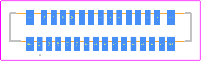 52559-2752 - Molex PCB footprint - Other - Other - 52559-2752-2