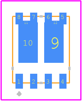 PJQ5946-AU - PANJIT PCB footprint - Other - Other - DFN5060B-8L_23