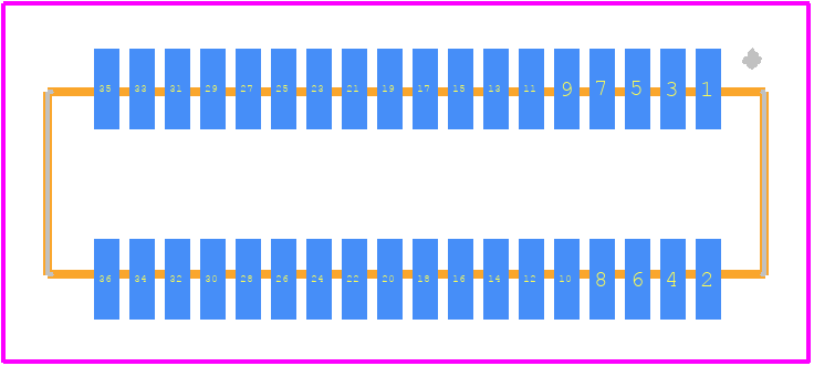 53307-3671 - Molex PCB footprint - Other - Other - 53307-3671-2