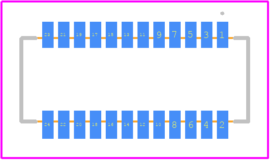 53309-2470 - Molex PCB footprint - Other - Other - 53309-2470-3