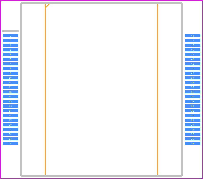 MX29F200CBTI-70 - Macronix PCB footprint - Small Outline Packages - Small Outline Packages - MX29F200CBTI-70