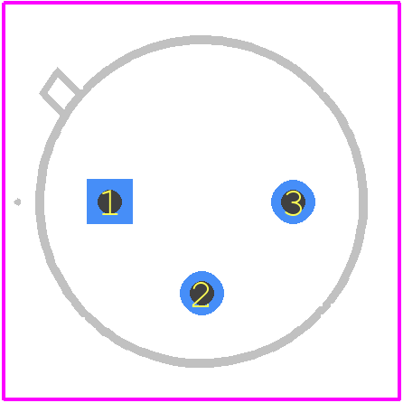 BC302 - AND PCB footprint - Other - Other - TO39