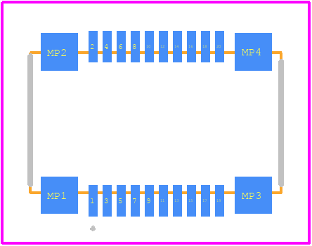 54363-0278 - Molex PCB footprint - Other - Other - 54363-0278-2