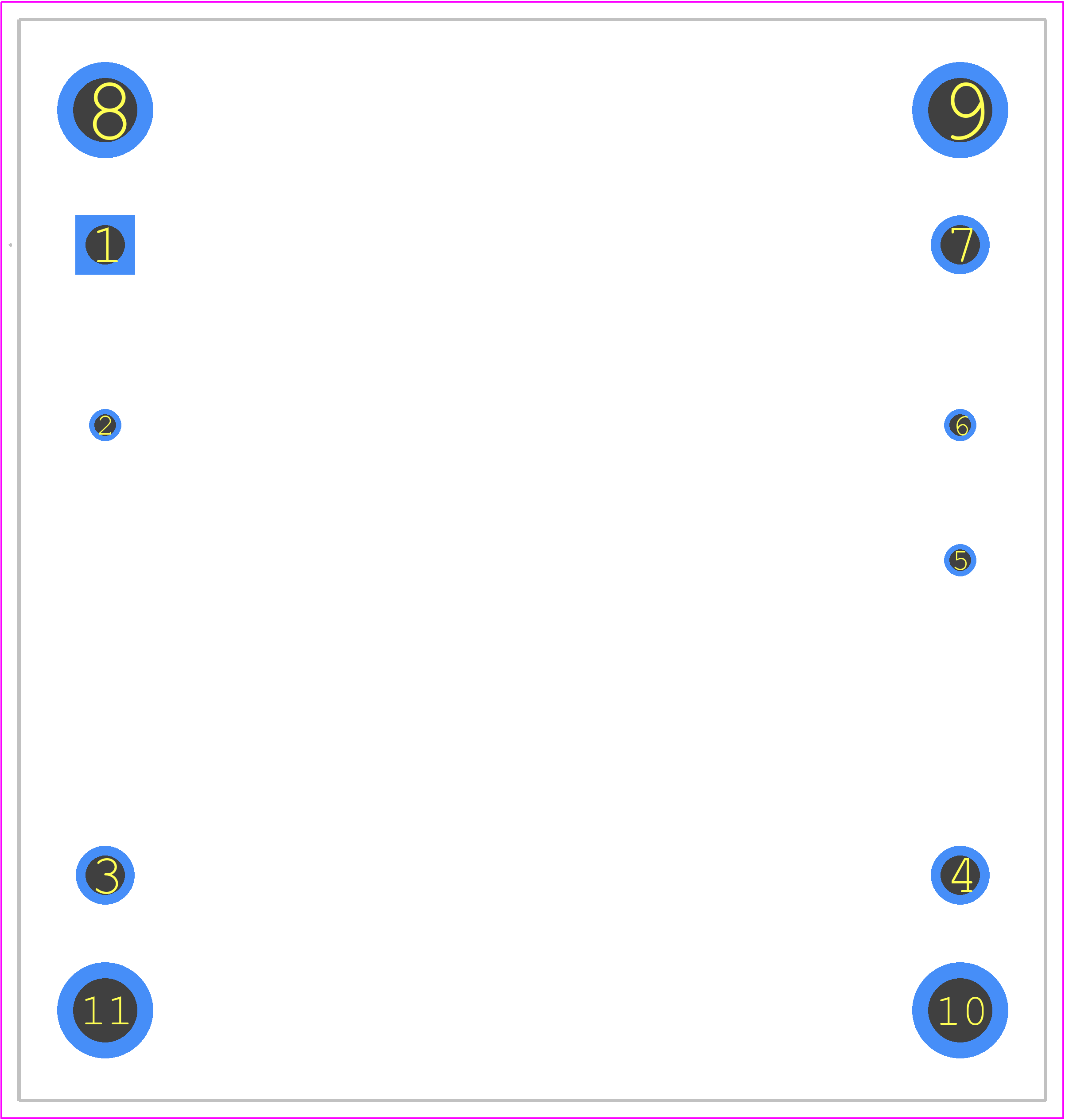 RPMGH5.0-40 - RECOM Power PCB footprint - Other - Other - RPMGH5.0-40