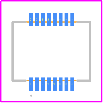 54722-0168 - Molex PCB footprint - Other - Other - 54722-0168-2