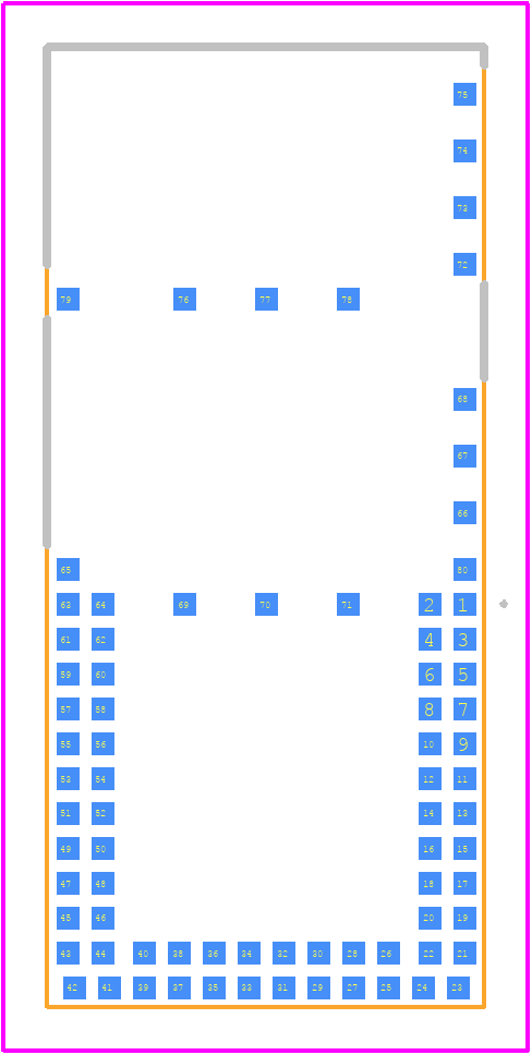 453-00020C - EZURIO PCB footprint - Other - Other - 453-00020C-2