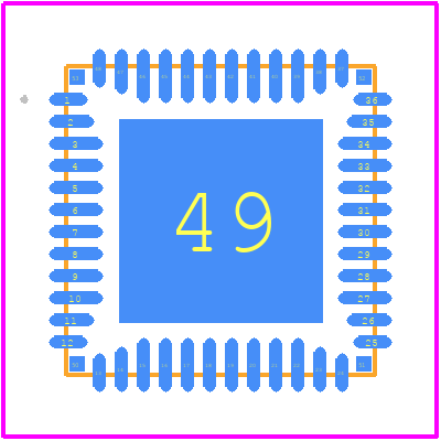 MFS8613BMDA0ES - NXP PCB footprint - Other - Other - SOT619-26(D): HVQFN48
