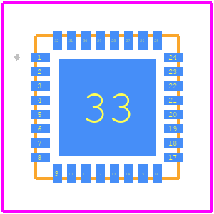 NCN26000XMNTXG - onsemi PCB footprint - Other - Other - QFNW32 5x5, 0.5P CASE 484AB ISSUE D_2024-1