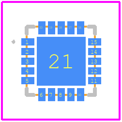 NCV92310ABMTWTXG - onsemi PCB footprint - Other - Other - QFNW20 3.5x3.5, 0.5P CASE 484AV ISSUE A