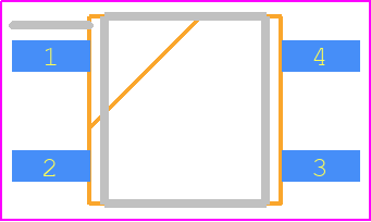 C236S - Coto Technology PCB footprint - Small Outline Packages - Small Outline Packages - SOP-4