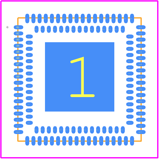 PIC32MZ2051W104132-I/NX - Microchip PCB footprint - Other - Other - PIC32MZ2051W104132-I/NX-6