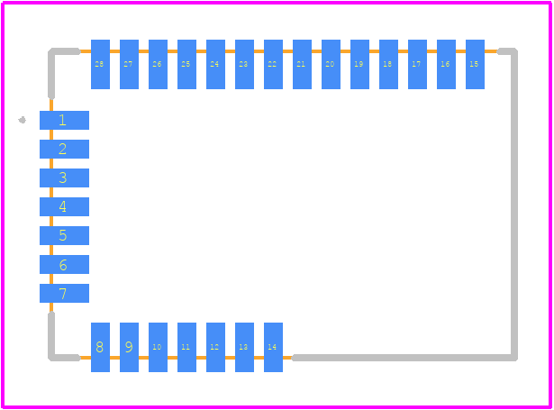 BT850-SA - EZURIO PCB footprint - Other - Other - BT850-SA-4