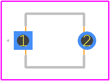 BP104 - Vishay PCB footprint - Other - Other - 2-DIP