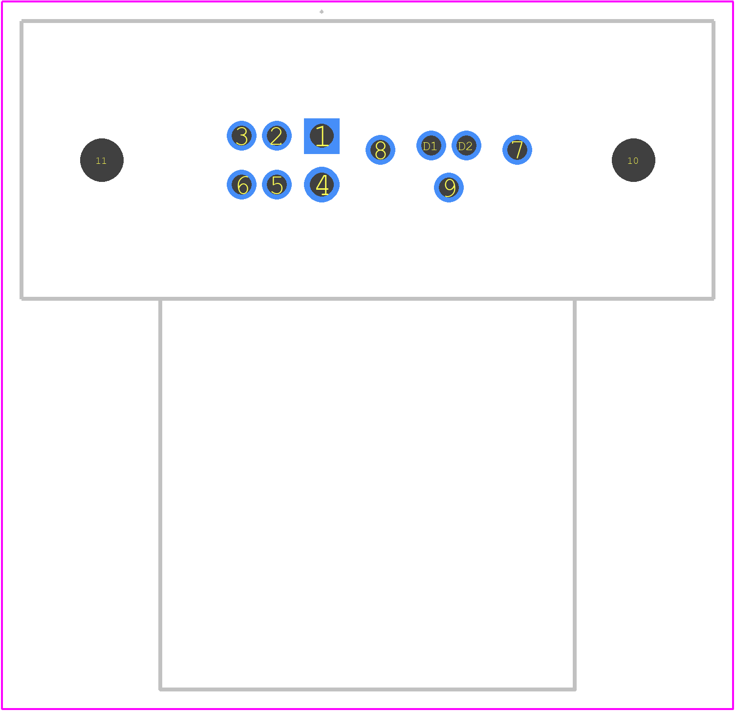 2413280-1 - TE Connectivity PCB footprint - Other - Other - 2413280-1-1