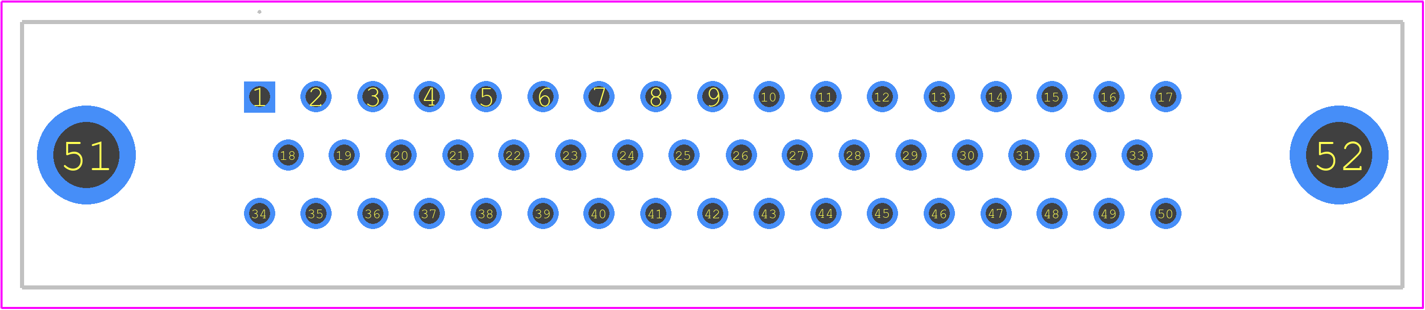 161A10109X - Amphenol PCB footprint - Other - Other - 161A10109X-3