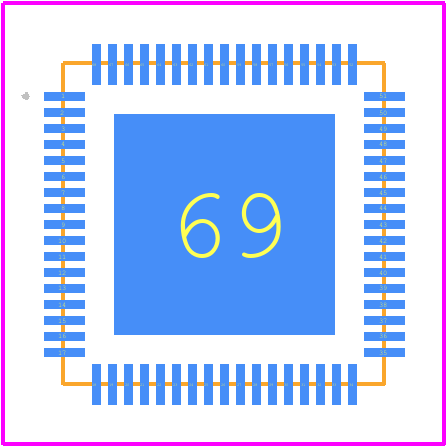 IP175L LFI - IC Plus PCB footprint - Other - Other - 68-PIN QFN 