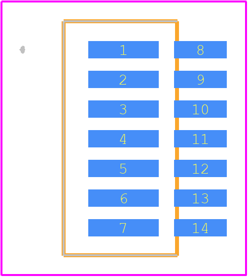 87438-0742 - Molex PCB footprint - Other - Other - 87438-0742-1