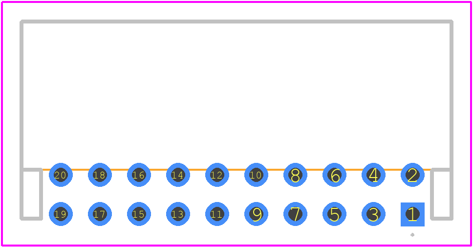 A2006-WR10X2 - LHE PCB footprint - Other - Other - A2006-WR10X2-3