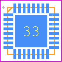RT8935GQW - RICHTEK PCB footprint - Quad Flat No-Lead - Quad Flat No-Lead - W-Type 32L QFN 4x4 Package