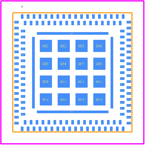 PI7C9X2G304EVAZXAEX - Diodes Incorporated PCB footprint - Other - Other - PI7C9X2G304EVAZXAEX-1