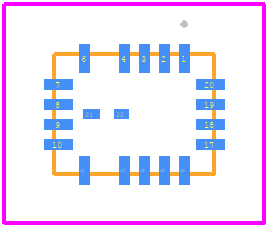 LT8640HUDC#PBF - Analog Devices PCB footprint - Other - Other - UDC Package Variation: UDC20(18) 20(18)-Lead Plastic QFN (3mm × 4mm)