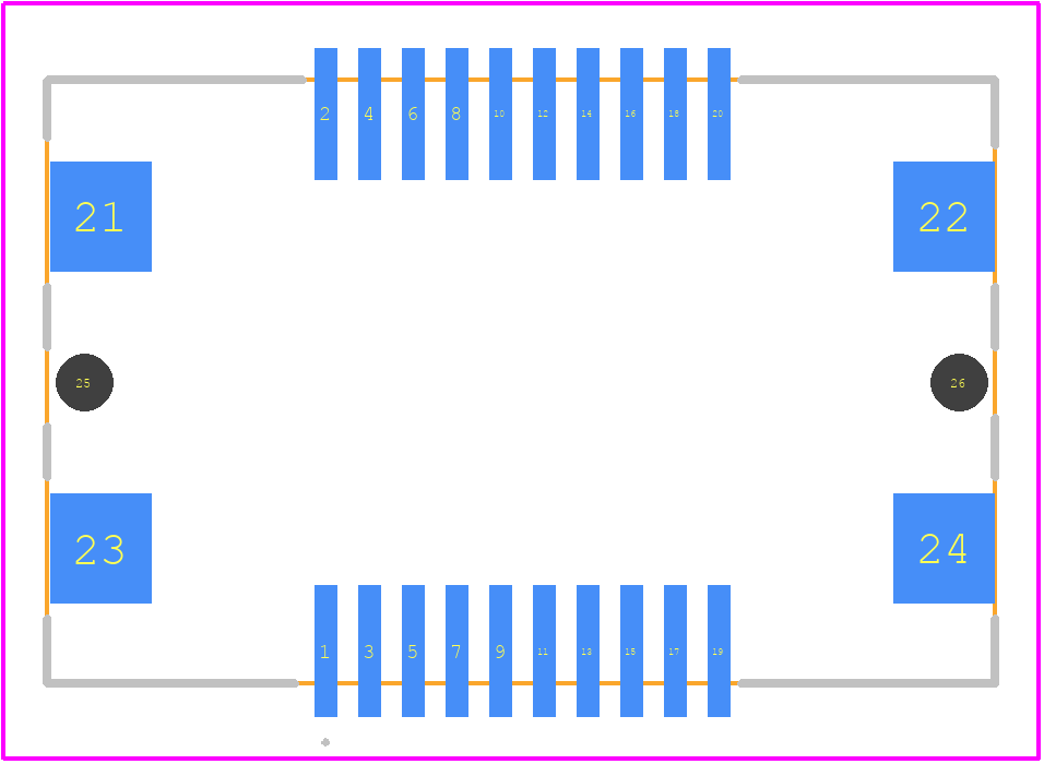 FX26-20P-1SV - Hirose PCB footprint - Other - Other - FX26-20P-1SV-1