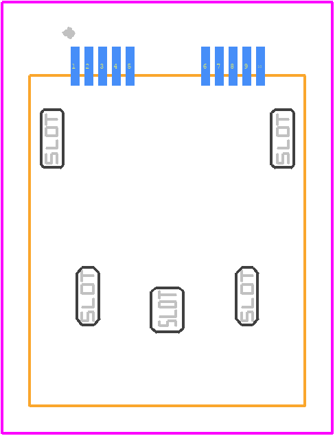 09452832560 - HARTING PCB footprint - Other - Other - 09452832560