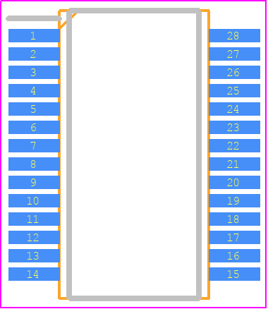 NAU8812RG - Nuvoton PCB footprint - Small Outline Packages - Small Outline Packages - SSOP-28 PACKAGE