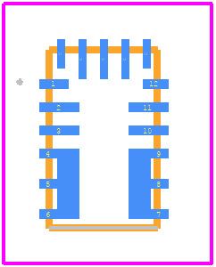 MPM3506A - Monolithic Power Systems (MPS) PCB footprint - Other - Other - QFN-19 (3mmx5mmx1.6mm)