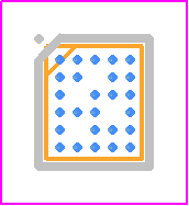 ACT88321VU101-T - Qorvo PCB footprint - BGA - BGA - ACT88321