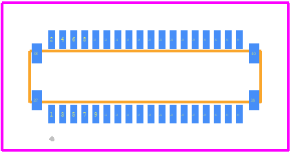 DF40GB-36DP-0.4V(51) - Hirose PCB footprint - Other - Other - DF40GB-36DP-0.4V(51)-1