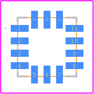 ADXL357BBEZ-RL7 - Analog Devices PCB footprint - Other - Other - ADXL357BBEZ-RL7-1