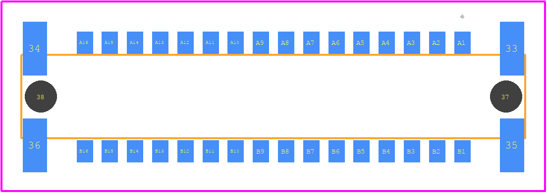 354064-E - TE Connectivity PCB footprint - Other - Other - 354064-E-2