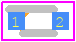 1SS416 - Toshiba PCB footprint - Small Outline Diode Flat Lead - Small Outline Diode Flat Lead - TOSHIBA: 1-1AH1A