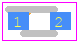 DF2B7AFS - Toshiba PCB footprint - Small Outline Diode Flat Lead - Small Outline Diode Flat Lead - 1-1AH1A