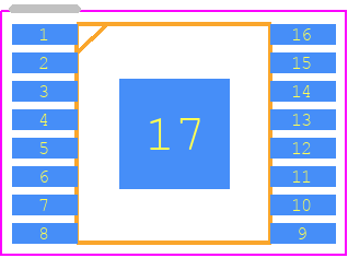 TB2909FNG - Toshiba PCB footprint - Small Outline Packages - Small Outline Packages - P-HTSSOP16-0505-0.65-001