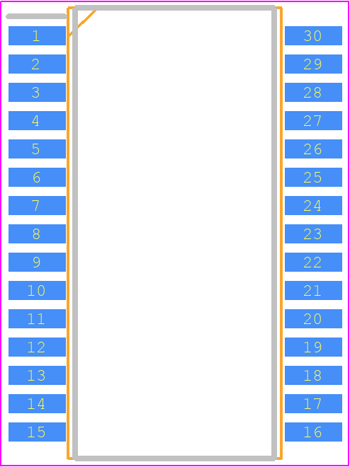 TB6556FG - Toshiba PCB footprint - Small Outline Packages - Small Outline Packages - SSOP30-P-375-1.00_2024