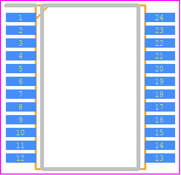 TB6633FNG - Toshiba PCB footprint - Small Outline Packages - Small Outline Packages - SSOP24-P-300-0.65A-